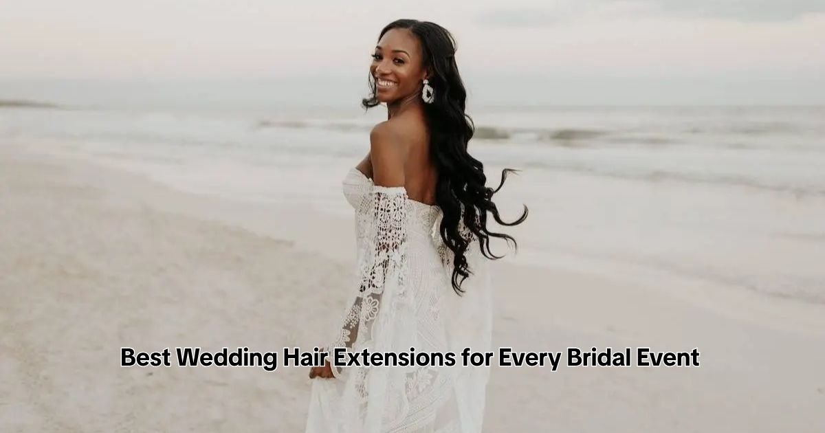 Best Wedding Hair Extensions for Every Bridal Event