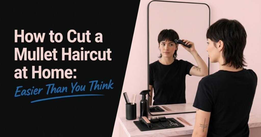 How to Cut a Mullet Haircut at Home