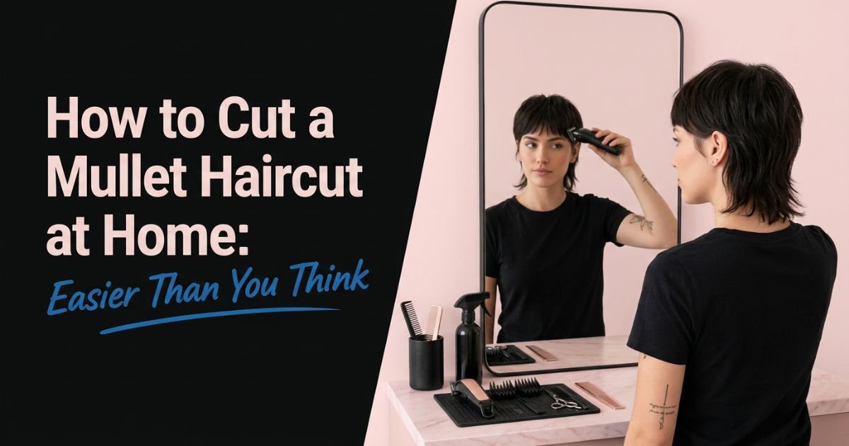 How to Cut a Mullet Haircut at Home