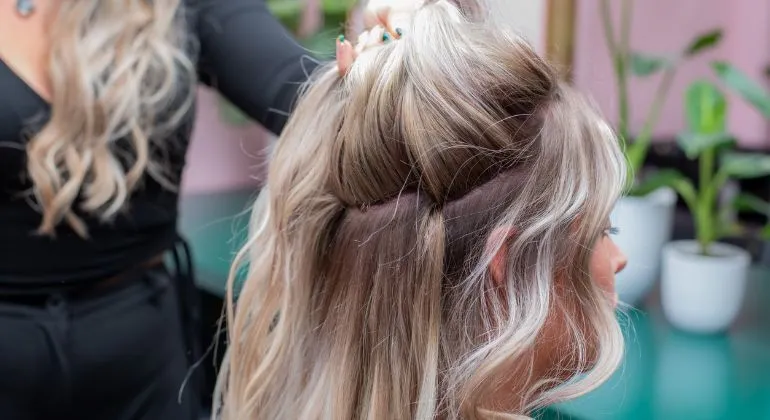 Mermaid Waves on Human Hair Extensions and Wigs
