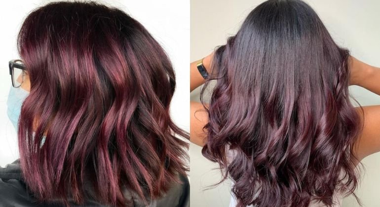 Pastel and Vivid Plum Tones