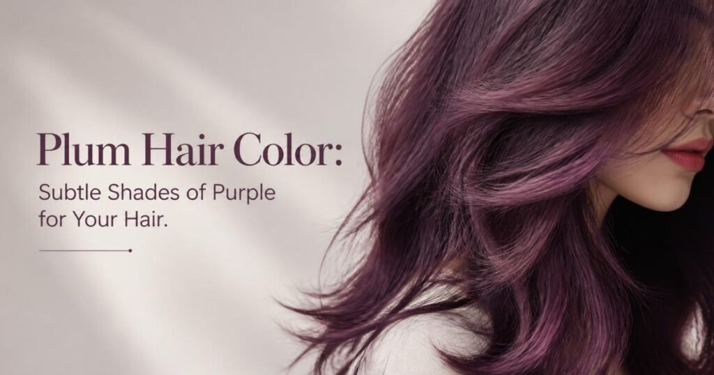 Plum Hair Color Subtle Shades of Purple for Your Hair