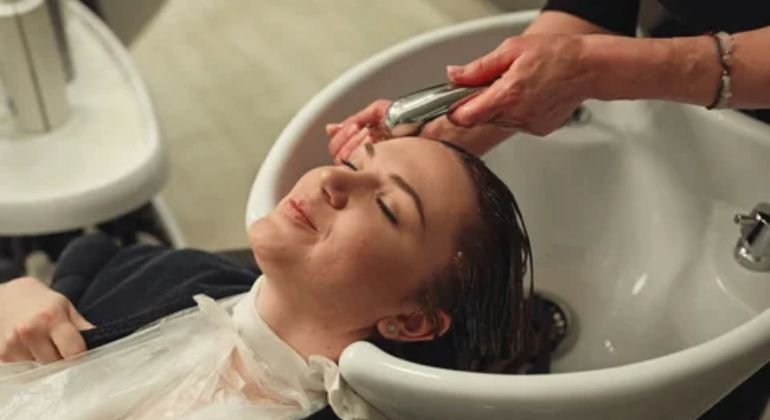 Scalp Massage While Washing Your Hair