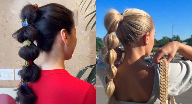 The Fun Bubble Ponytail