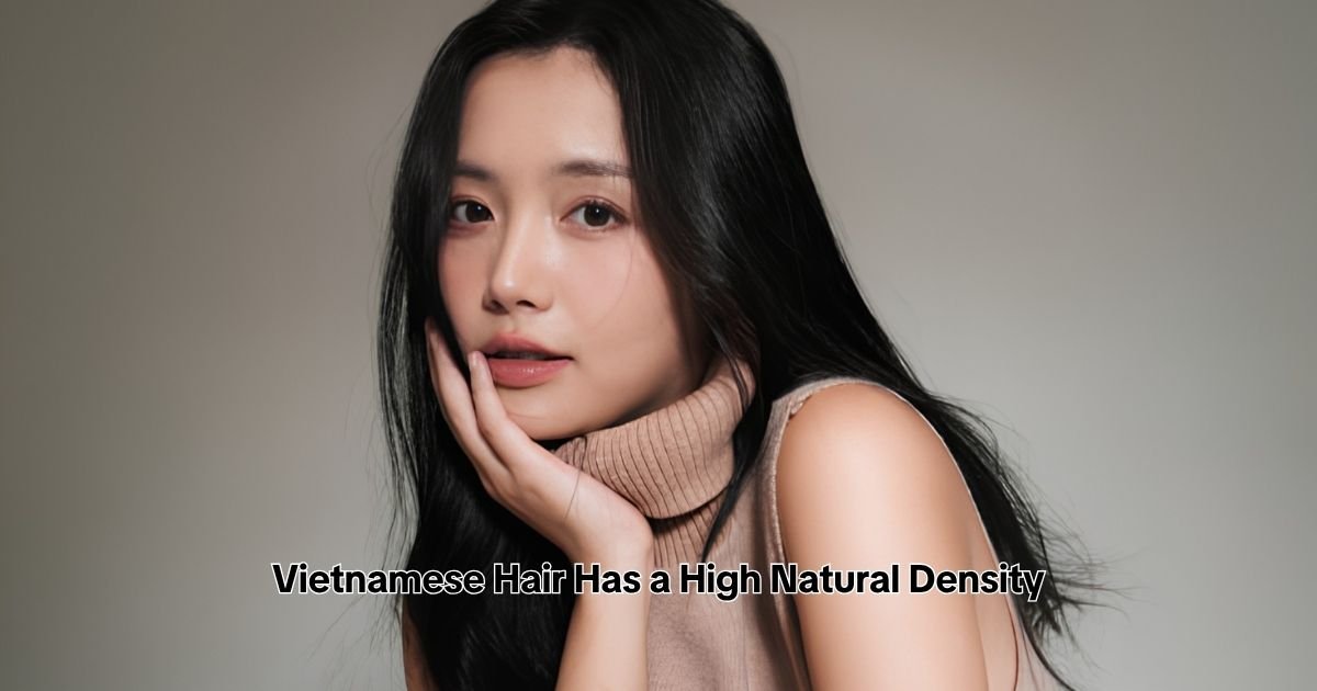 Vietnamese Hair Has a High Natural Density
