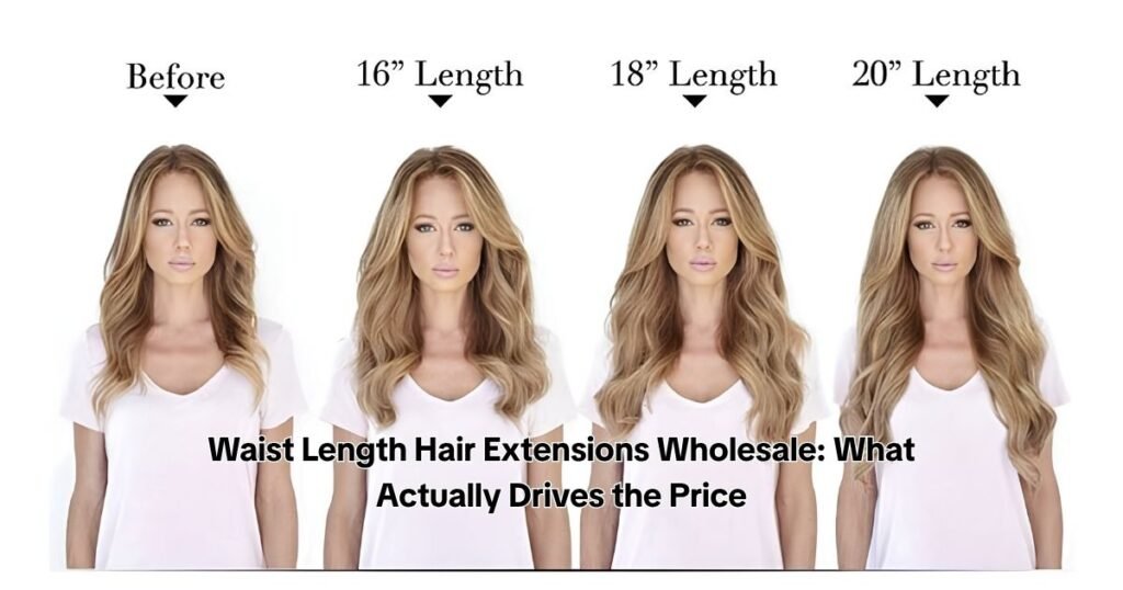 Waist Length Hair Extensions Wholesale What Actually Drives the Price