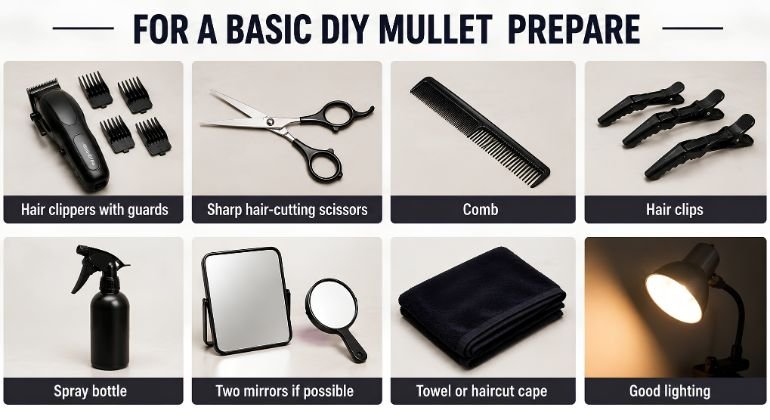 What You Need to Cut a Mullet at Home