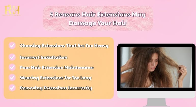 5 Reasons Hair Extensions May Damage Your Hair