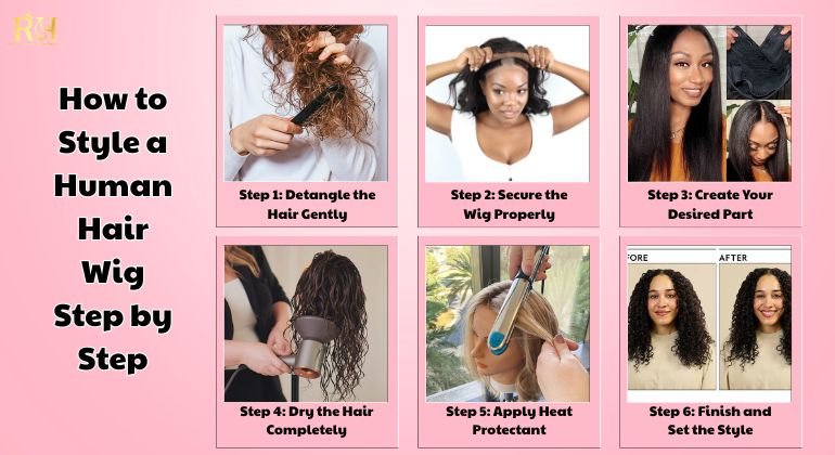 How to Style a Human Hair Wig Step by Step