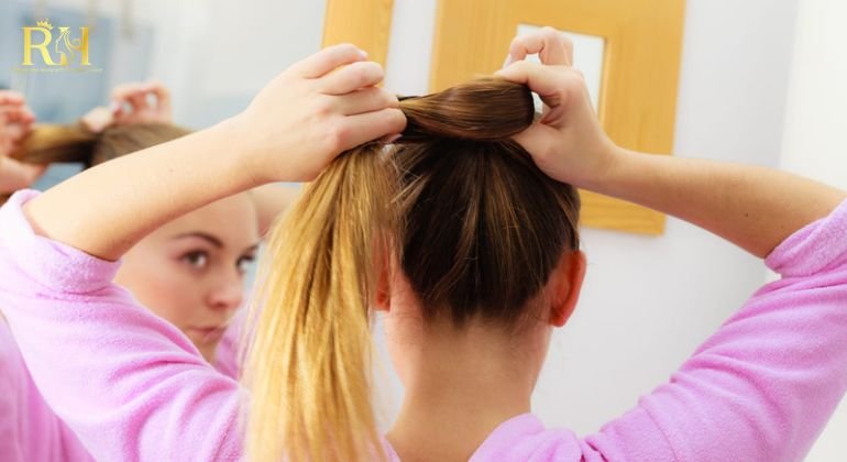 Secure Your Hair Loosely