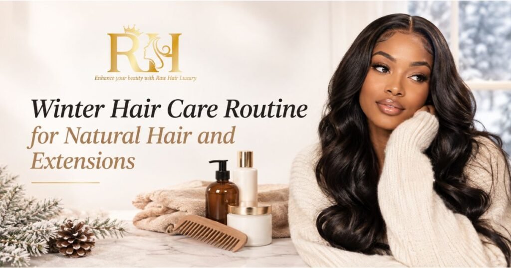 Winter Hair Care Routine for Natural Hair and Extensions